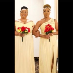 Gorgeous Carnie yellow wedding / prom gown